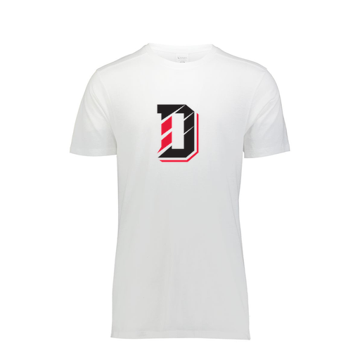 [FTSCUBWH-AS-LOGO1] Decker Men's Tri-Blend T-Shirt - Short Sleeve (Adult S, White, Logo 1)