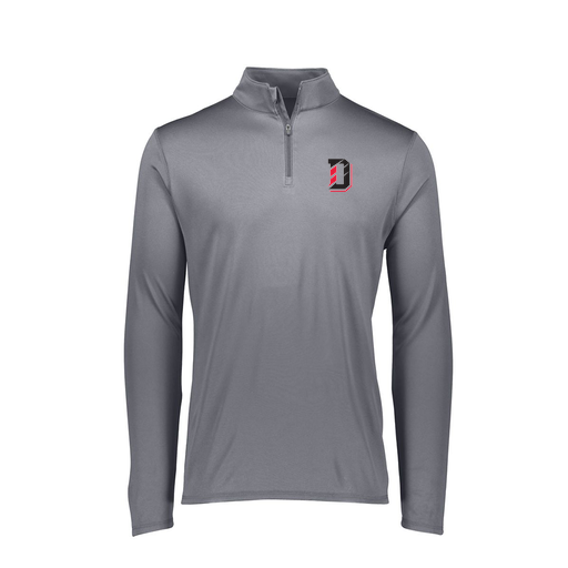 [FTLQFLGY-FAXS-LOGO1] Decker Women's Flex-Lite 1/4 Zip Shirt (Female Adult XS, Gray, Logo 1)