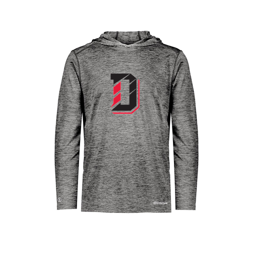 [FOLHCGBK-AS-LOGO1] Decker Men's Charge Hoodie (Adult S, Black, Logo 1)