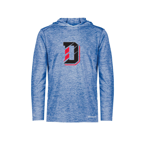 [FOLHCGRY-YS-LOGO1] Decker Youth Charge Hoodie (Youth S, Royal, Logo 1)